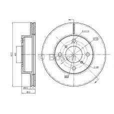 0 986 BB4 354 BOSCH Тормозной диск