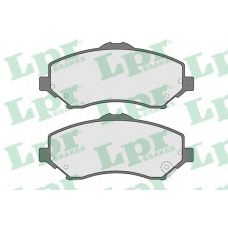 05P1549 LPR Комплект тормозных колодок, дисковый тормоз
