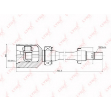 CI7500 LYNX Ci-7500 шрус внутренний lynx