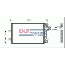 1820011 KUHLER SCHNEIDER Конденсатор, кондиционер