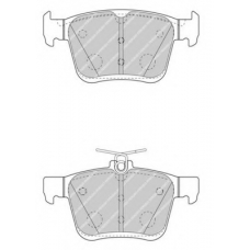 FDB4434 FERODO Комплект тормозных колодок, дисковый тормоз