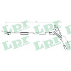 C0640B LPR Трос, стояночная тормозная система