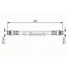 1 987 476 557 BOSCH Тормозной шланг