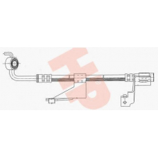 BH10603 HP Тормозной шланг