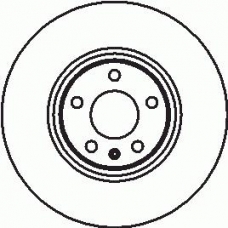 6807 10 KAWE Тормозной диск