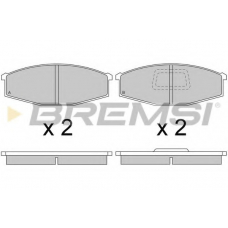 BP2235 BREMSI Комплект тормозных колодок, дисковый тормоз