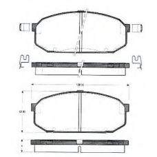 BLF933 QUINTON HAZELL Комплект тормозных колодок, дисковый тормоз