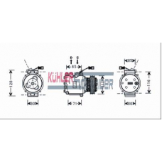 8411221 KUHLER SCHNEIDER Компрессор, кондиционер