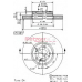 24896 METZGER Тормозной диск