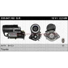22-335-047-102 TRISCAN Стартер