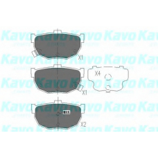 KBP-6544 KAVO PARTS Комплект тормозных колодок, дисковый тормоз