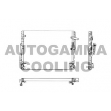 102802 AUTOGAMMA Конденсатор, кондиционер