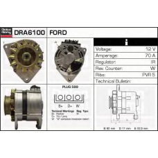 DRA6100 DELCO REMY Генератор