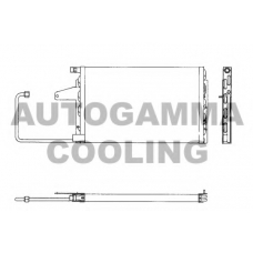 101840 AUTOGAMMA Конденсатор, кондиционер