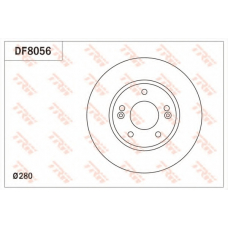 DF8056 TRW Тормозной диск