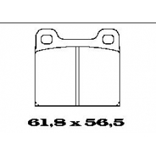 BL1022A1 FTE Комплект тормозных колодок, дисковый тормоз