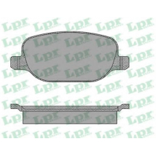 05P855 LPR Комплект тормозных колодок, дисковый тормоз