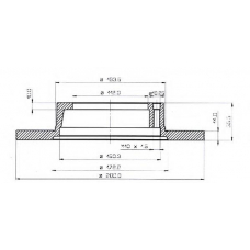 BDC3283 QUINTON HAZELL Тормозной диск