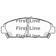 FBP3013 FIRST LINE Комплект тормозных колодок, дисковый тормоз