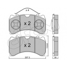 822-935-0 CIFAM Комплект тормозных колодок, дисковый тормоз