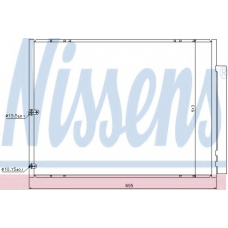 940297 NISSENS Конденсатор, кондиционер