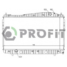 PR 1705A5 PROFIT Радиатор, охлаждение двигателя