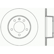 BDA2001.10 OPEN PARTS Тормозной диск