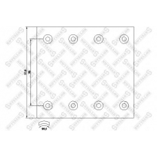 85-00988-SX STELLOX Комплект тормозных башмаков, барабанные тормоза