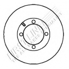 FBD410 FIRST LINE Тормозной диск