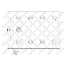 85-00914-SX STELLOX Комплект тормозных башмаков, барабанные тормоза