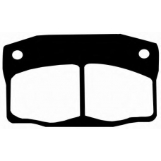 J PA-W02AF JAPANPARTS Комплект тормозных колодок, дисковый тормоз