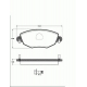 1501222553 S.b.s. Комплект тормозных колодок, дисковый тормоз