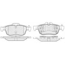 FP3356 FIT Комплект тормозных колодок, дисковый тормоз