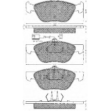 10585 BSF Комплект тормозных колодок, дисковый тормоз