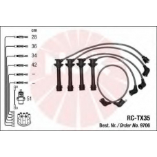 9706 NGK Комплект проводов зажигания
