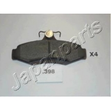 PP-398AF JAPANPARTS Комплект тормозных колодок, дисковый тормоз