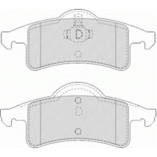FDB1524 FERODO Комплект тормозных колодок, дисковый тормоз