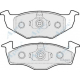 PAD911 APEC Комплект тормозных колодок, дисковый тормоз