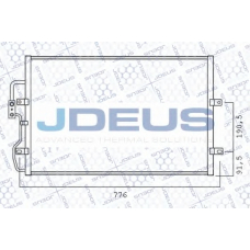 721M23 JDEUS Конденсатор, кондиционер