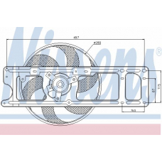 85597 NISSENS Вентилятор, охлаждение двигателя