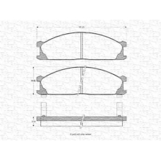 363702160906 MAGNETI MARELLI Комплект тормозных колодок, дисковый тормоз
