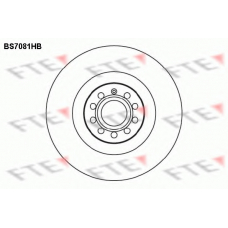 BS7081HB FTE Тормозной диск