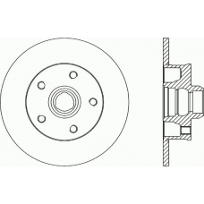 BDR1584.10 OPEN PARTS Тормозной диск