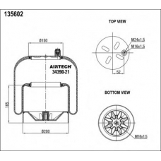 34390-21 K Airtech Кожух пневматической рессоры