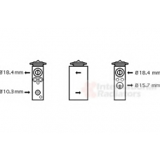 17001305 VAN WEZEL Расширительный клапан, кондиционер