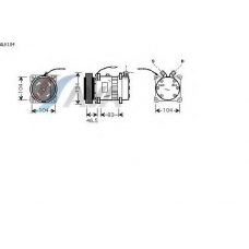 ALK104 AVA Компрессор, кондиционер