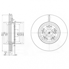 BG3616 DELPHI Тормозной диск