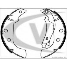 V42-4132 VEMO/VAICO Комплект тормозных колодок