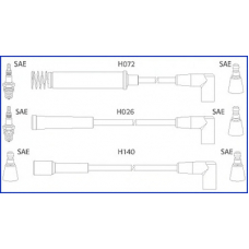 134202 HITACHI Комплект проводов зажигания