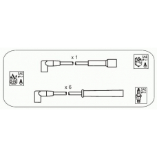 FS18 JANMOR Комплект проводов зажигания